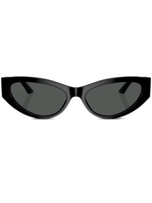 Versace Eyewear солнцезащитные очки в оправе 'кошачий глаз' с декором Medusa, черный 9975596