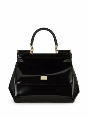 Сумка-тоут Sicily среднего размера DOLCE & GABBANA, черный 25845224