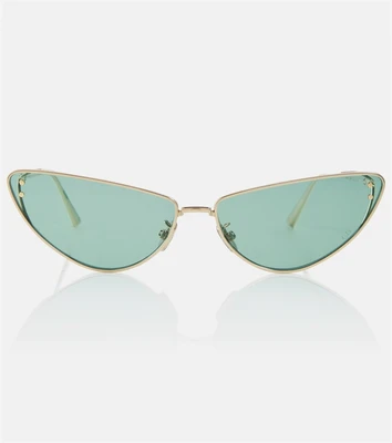 Солнцезащитные очки MissDior B1U в оправе «кошачий глаз» Dior Eyewear, зеленый 2075972