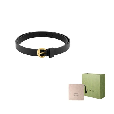 Ремень Gucci Leather женский, черный 14015380