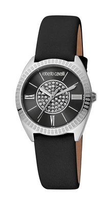 Часы женские Roberto Cavalli, черный 23628832