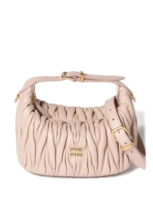 Стеганая сумка-тоут Wander размера мини MIU MIU, розовый 26680935