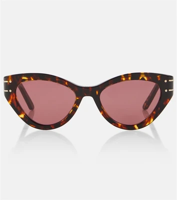 Солнцезащитные очки diorsignature b7i в кошачьем глазу Dior Eyewear, коричневый 5984921