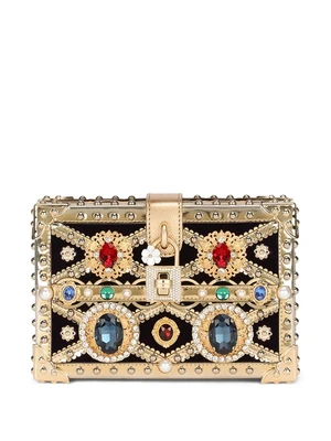 Декорированный клатч Dolce Box DOLCE & GABBANA, золотой 25697252