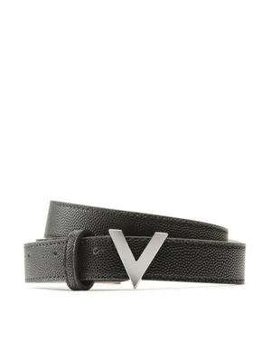 Женский ремень Valentino с буквой, черный/серебряный 7905762