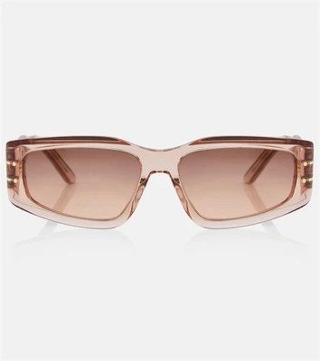 Солнцезащитные очки DiorSignature S9U прямоугольной формы Dior Eyewear, розовый 2075943
