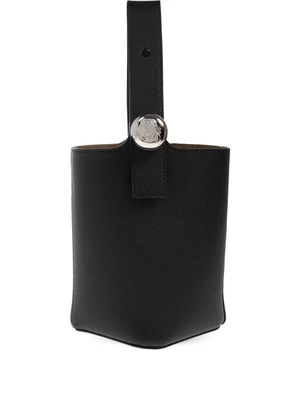 Кожаная мини-сумка с верхней ручкой LOEWE, черный 26623882