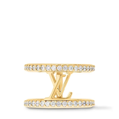 LV Знаковое кольцо Louis Vuitton, золотой 22193987