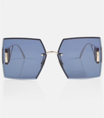 Солнцезащитные очки 30Montaigne S7U в квадратной оправе Dior Eyewear, синий 2075812