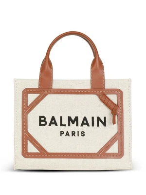 Маленькая сумка-тоут с логотипом B-Army BALMAIN, нейтральный 25738081