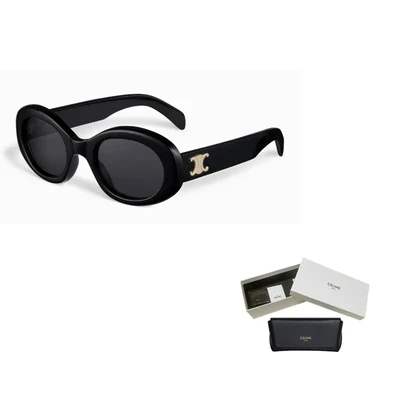 CELINE Солнцезащитные очки овальной формы Eyewear Oval Frame, 01A 27905857