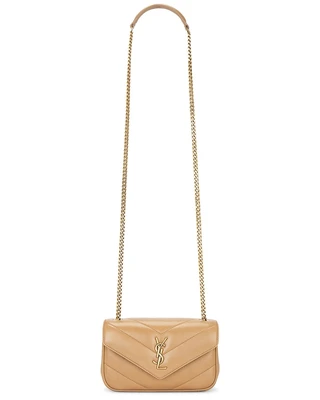 Сумка Toy Loulou Saint Laurent, Natural Tan 27099689