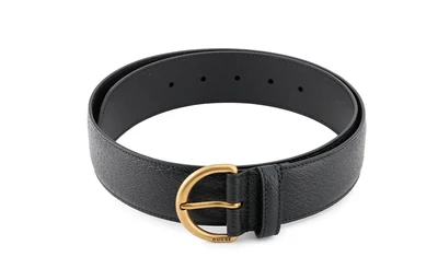 GUCCI Женский кожаный ремень, Черный 10405898