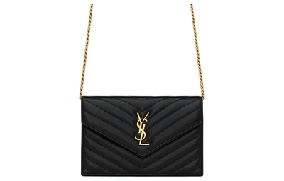 SAINT LAURENT Сумка через плечо женская черная 28011664