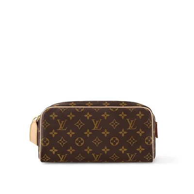 Dopp Kit Туалетная сумка Louis Vuitton, коричневый 22191605