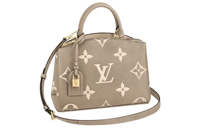 Петит Палас Кожаная Сумка Голубь/Крем LOUIS VUITTON 26479541