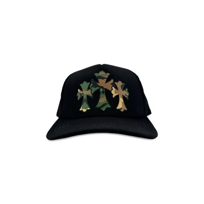 Бейсболка Chrome Hearts Triple Cross Trucker 15104993