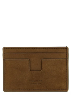 Держатель для карт 'T Line' TOM FORD, коричневый 47356393