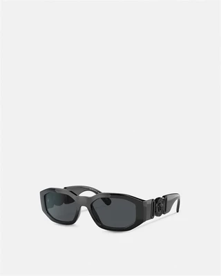 Солнцезащитные очки Медуза Бигги VERSACE, черный 47372762