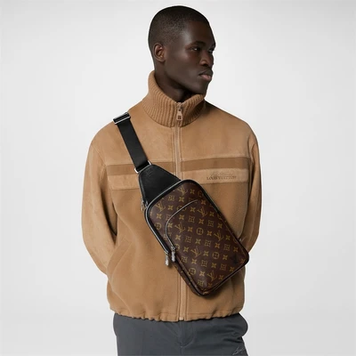 Сумка-слинг Louis Vuitton Avenue NM Monogram Macassar, коричневый 1452064