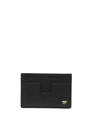 Картхолдер из зернистой кожи TOM FORD, черный 25849375