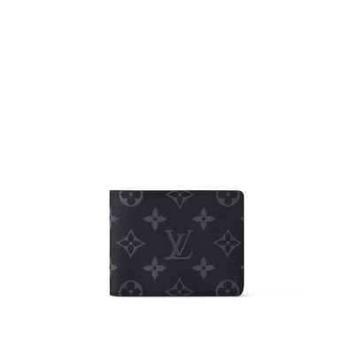 Тонкий кошелек Louis Vuitton, серый 22193463