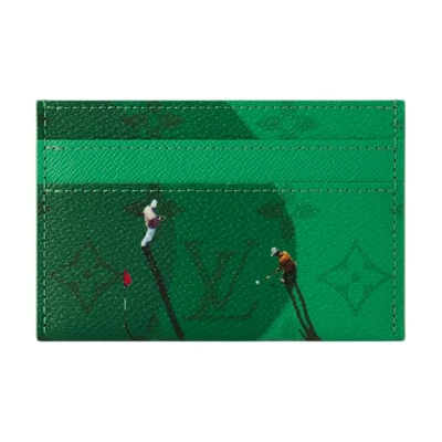 LOUIS VUITTON Двойной чехол для гольф карт зеленый 27973170
