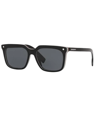 Мужские солнцезащитные очки carnaby, be4337 56 Burberry, мульти 730812