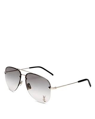 Солнцезащитные очки-авиаторы CLASSIC 11 M Brow Bar, 59 мм Saint Laurent 1918092