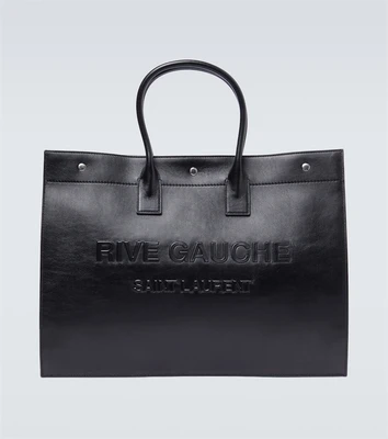 Сумка-тоут Rive Gauche из кожи Saint Laurent, черный 2108389