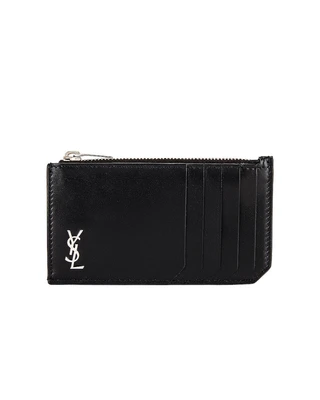 Картхолдер Saint Laurent YSL Credit, черный 6081363