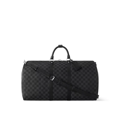 Сумка Keepall Bandoulière 55 Louis Vuitton, серый 22191553