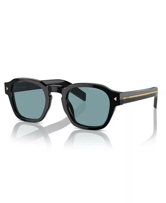 Круглые мужские солнцезащитные очки PR A16S PRADA, черный 17556273