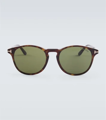 Круглые солнцезащитные очки Lewis Tom Ford, Dark Havana 25622850