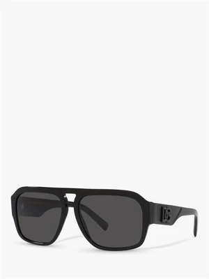 Dolce & Gabbana DG4403 Мужские солнцезащитные очки-авиаторы, черные/серые 2548939