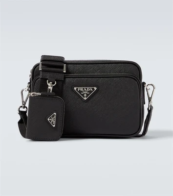 Сумка через плечо из кожи Saffiano Prada, черный 25638793