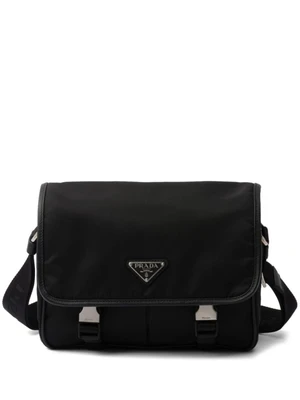 Сумка на плечо Re-Nylon с логотипом Prada, черный 11633448