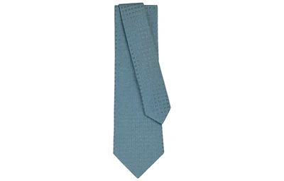 Футболка Fasone H Ties мужская серо-голубая HERMES 26342377