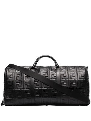 Дорожная сумка с тисненым логотипом FENDI, черный 25840833