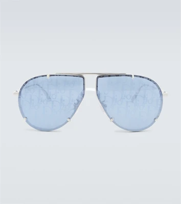 Солнцезащитные очки-авиаторы DiorBlackSuit A2U Dior Eyewear, серебряный 2097612