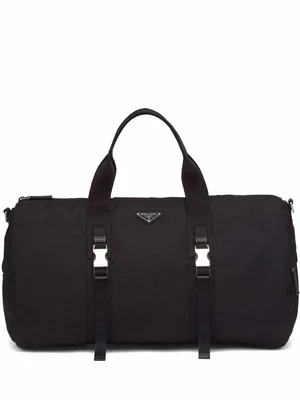 Дорожная сумка с логотипом Prada, черный 25844400