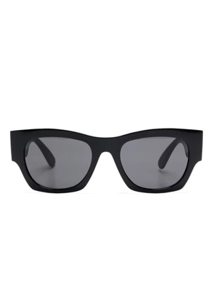 Versace Eyewear солнцезащитные очки с декором Medusa, черный 18027170