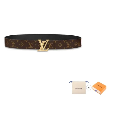 Мужской ремень Louis Vuitton, коричневый 10443455