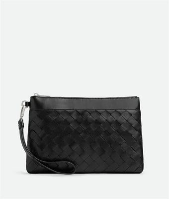 Сумка с призмой Intrecciato Bottega Veneta, черный 21546481
