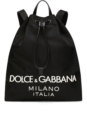 Dolce & Gabbana рюкзак с логотипом, черный 15682463