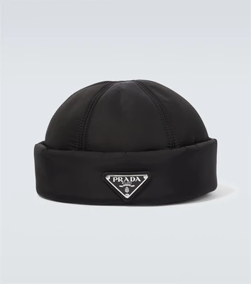Вязаная шапка с подкладкой из Re-Nylon Prada 25633113