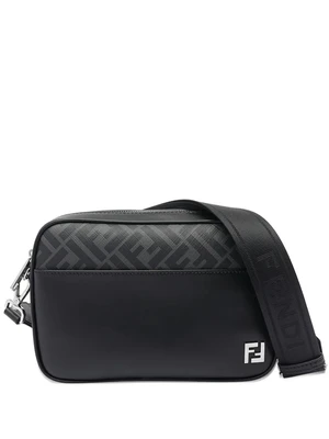 Сумка-молния с логотипом FF FENDI, черный 26604800