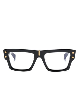 Balmain Eyewear очки Majestic в прямоугольной оправе, черный 15694636