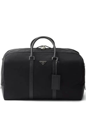 Дорожная сумка из сафьяновой кожи Prada, черный 26653180