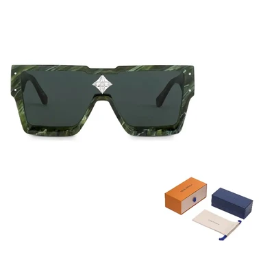 LOUIS VUITTON Солнцезащитные очки Cyclone Green Marble, Green 27974747